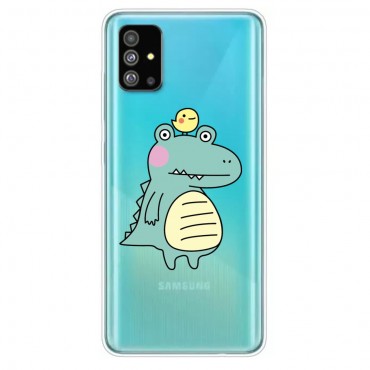 TPU gél tok "Cute Dinosaur" Samsung Galaxy S20 készülékekhez