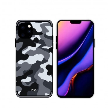 Hibrid TPU tok "Robust Camo" iPhone 11 Pro max készülékekhez - szürke