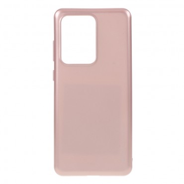 TPU gél tok Goospery iJelly Case Samsung Galaxy S20 Ultra készülékekhez - rózsaszín