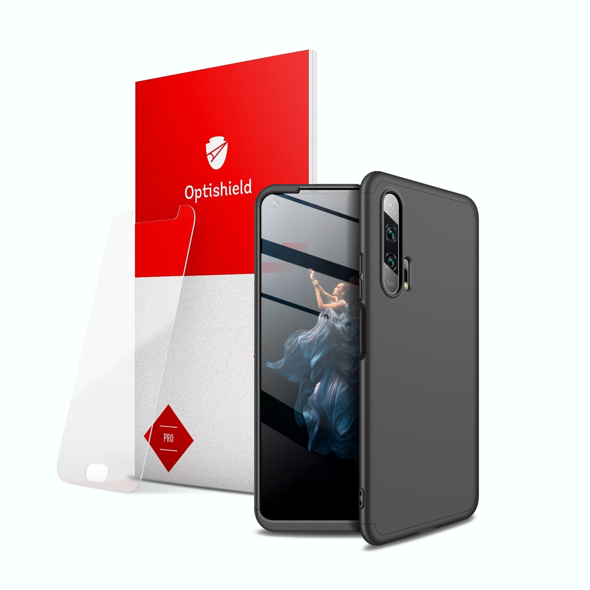OptiSleek Full Body Pack Huawei Honor 20 Pro készülékekhez - fekete