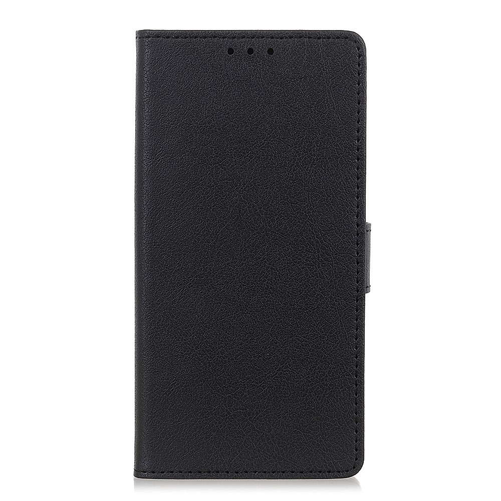 Nyitható tok "Litchi" Samsung Galaxy XCover Pro készülékekhez - fekete