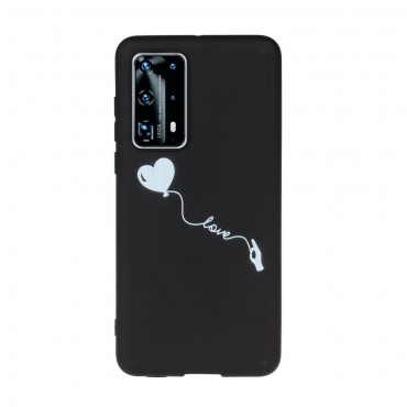 TPU gél tok "Heart Ballloon" Huawei P40 Pro készülékekhez
