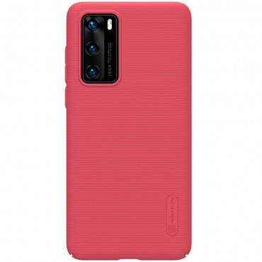 Prémium tok "Super Frosted Shield" Huawei P40 készülékekhez - piros