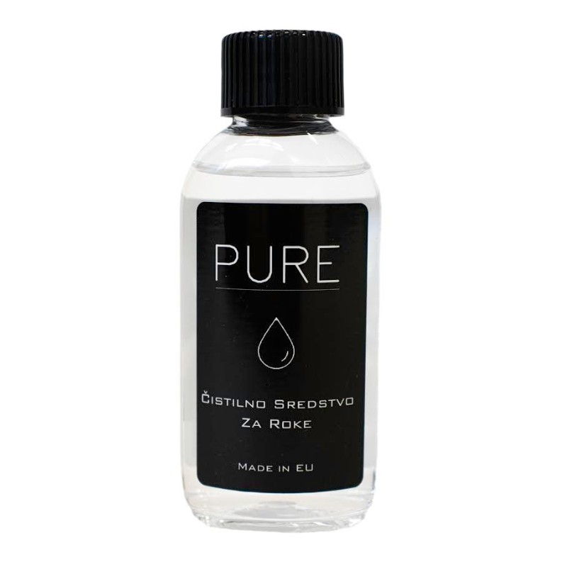 Antibakteriális kézfertőtlenítő Pure - 55 ml - 70%-os alkoholtartalom, származás EU