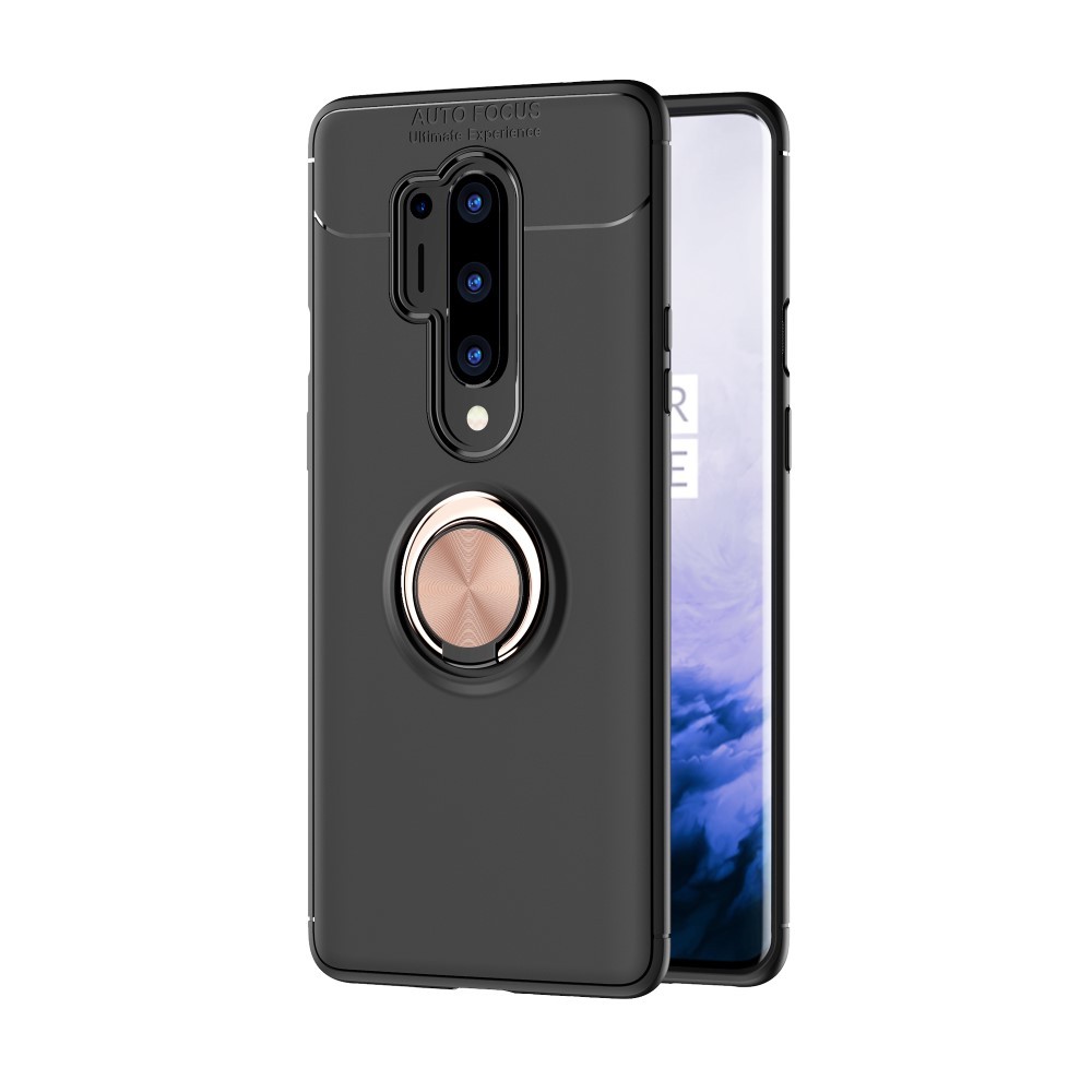 TPU gél tok "Multi Ring" OnePlus 8 készülékekhez - fekete-rózsaszín