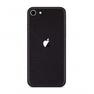 Skin EXO® by Optishield iPhone SE 2020 készülékekhez - black leather (Back only)