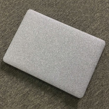 Kemény TPU tok "Glitter" MacBook Pro 16 inch 2019 készülékekhez - ezüst