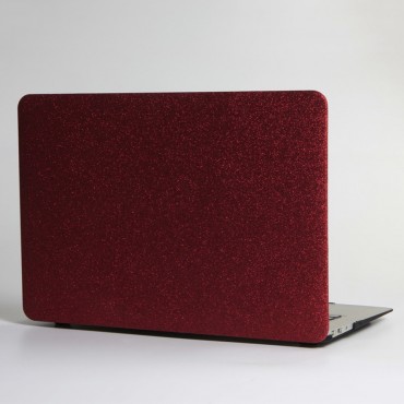 Kemény TPU tok "Glitter" MacBook Pro 16 inch 2019 készülékekhez - piros