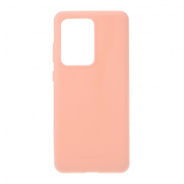 TPU gél tok Goospery Style Lux Case Samsung Galaxy S20 Ultra készülékekhez - rózsaszín