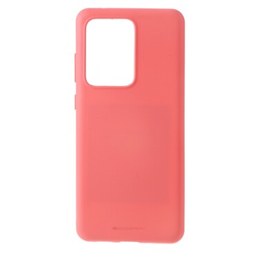 TPU gél tok Goospery Soft Feeling Case Samsung Galaxy S20 Ultra készülékekhez - rózsaszín