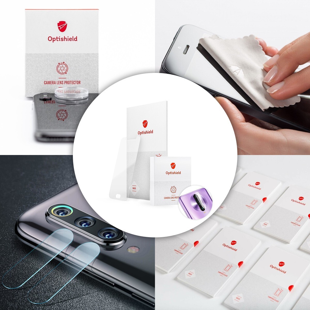 Optishield COMBO-PACK kijelző üvegfólia és kamera üvegfólia