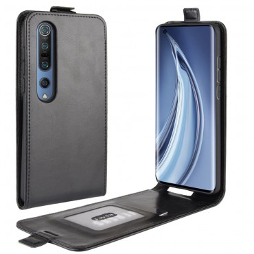 Divatos flip tok Xiaomi Mi 10 készülékekhez - fekete