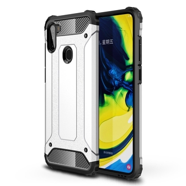 Strapabíró tok "Rock" Samsung Galaxy A11 készülékekhez - ezüst