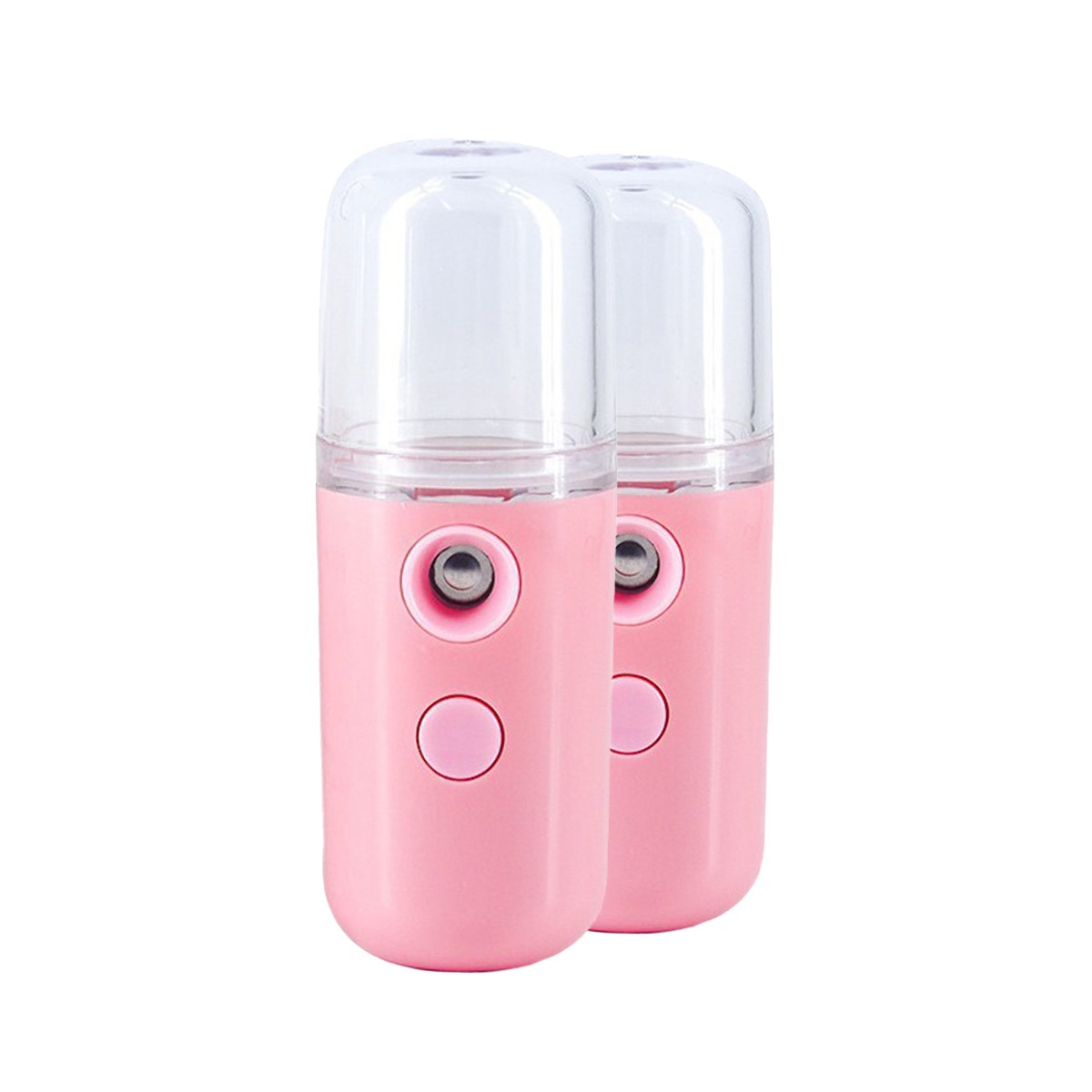 2-Pack: 2x Nano nedvesítő és hidratáló spray "Misty" - rózsaszín