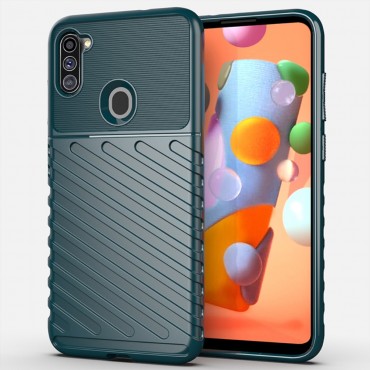 TPU gél tok "Titan X" Samsung Galaxy A11 készülékekhez - zöld