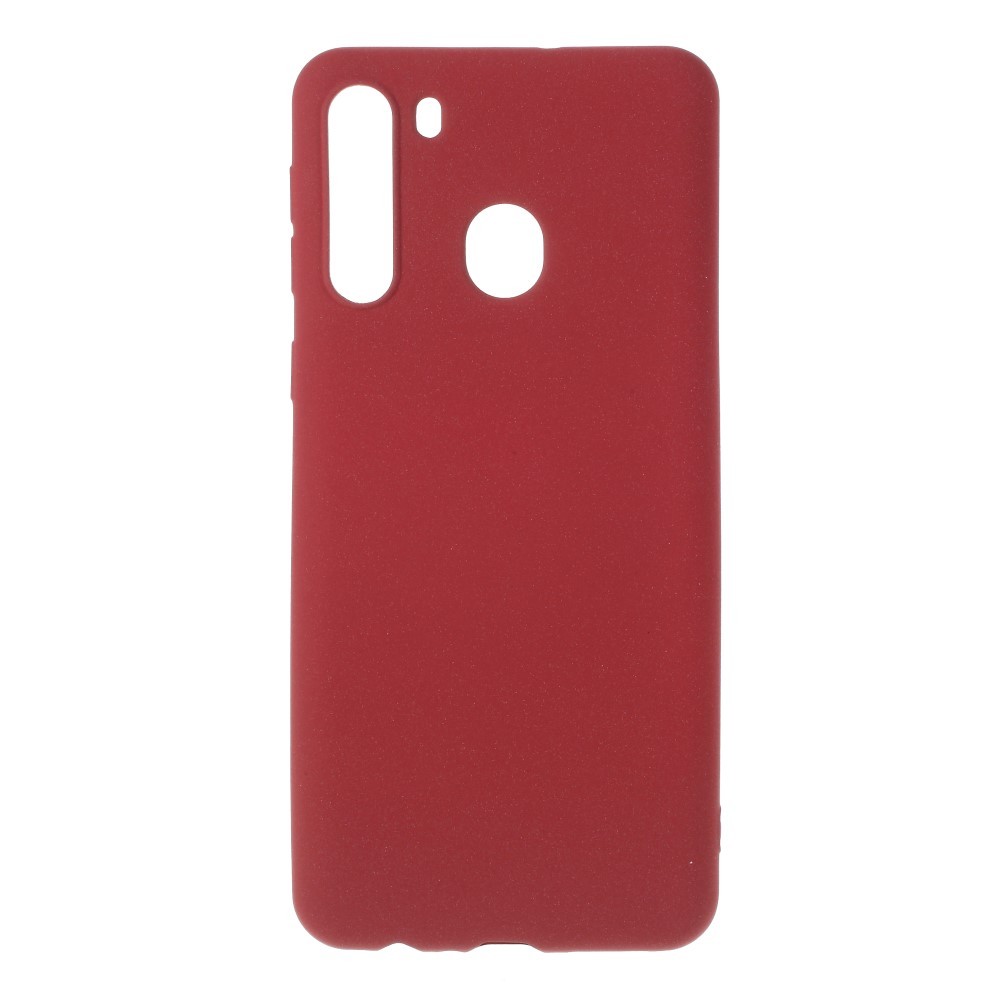 TPU gél tok Samsung Galaxy A21 készülékekhez - átlátszó