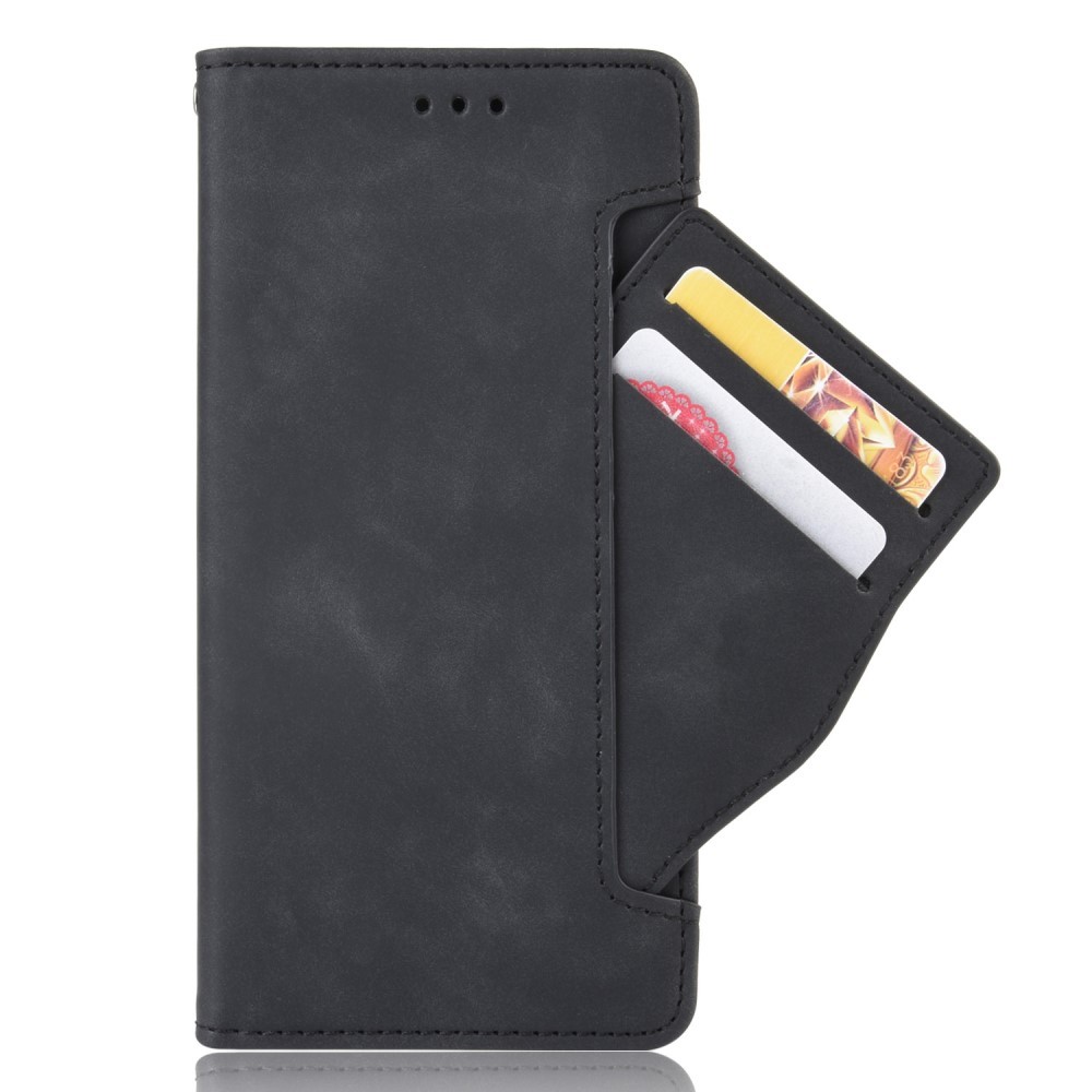 Divatos nyitható tok "Front Pocket" LG Velvet készülékekhez - fekete
