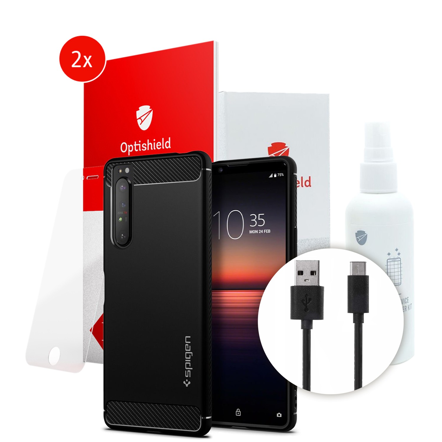 Rugged XXL 5Pack Sony Xperia 1 II készülékekhez