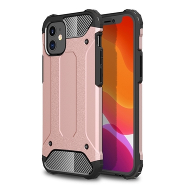 Strapabíró tok "Rock" iPhone 12 Mini készülékekhez - rózsaszín