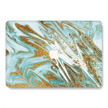 Tok MacBook Pro 13“ 2nd Gen (A1425, A1502) készülékekhez Patterns - green marble