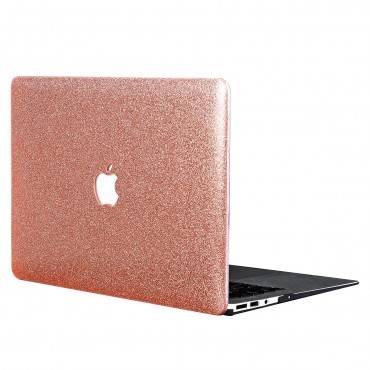 Tok MacBook Pro 15“ 3rd Gen (A1398) készülékekhez  Glitter Leather - rózsaszín