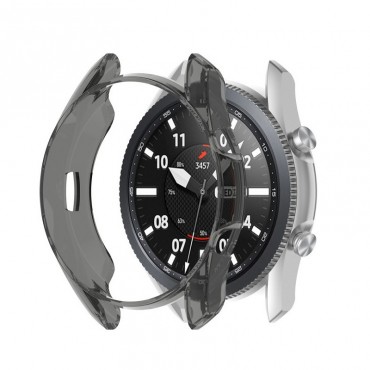 TPU gél tok Samsung Galaxy Watch 3 45 mm készülékekhez - fekete