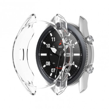 TPU gél tok Samsung Galaxy Watch 3 45 mm készülékekhez - átlátszó