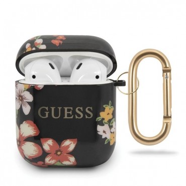 Eredeti TPU tok Guess "N°4 Flower Collection" Apple AirPods Pro készülékekhez