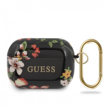 Eredeti TPU tok Guess "N°4 Flower Collection" Apple AirPods Pro készülékekhez