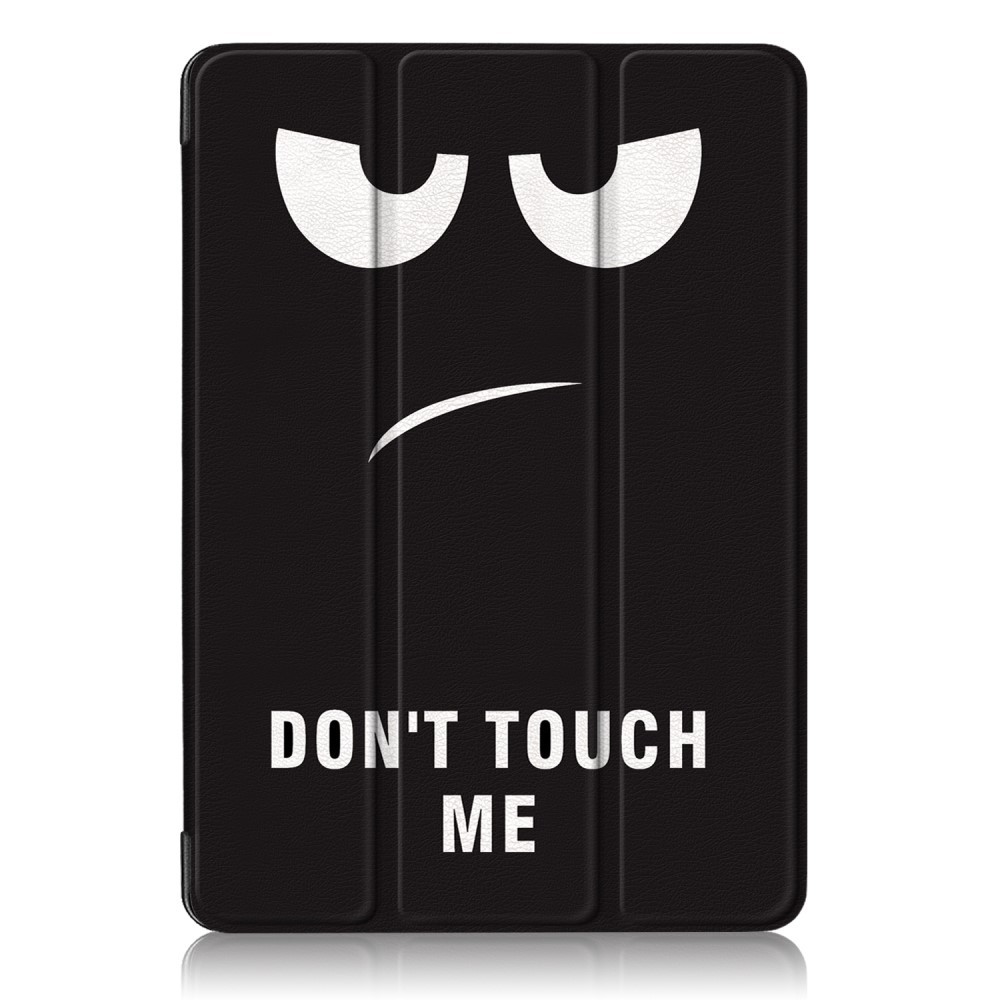 Elegáns nyitható tok "Do Not Touch" iPad Air 2020 / iPad Air 2022 / iPad Air 11 2024 készülékekhez