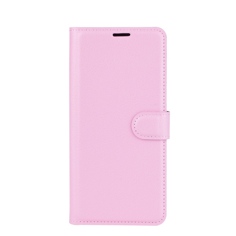 Nyitható tok "Litchi" Xiaomi Redmi 10A / Redmi 9C / Redmi 9C NFC - rózsaszín