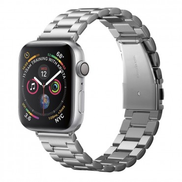 Óraszíj Spigen "Modern Fit" Apple Watch 44mm órákra - silver