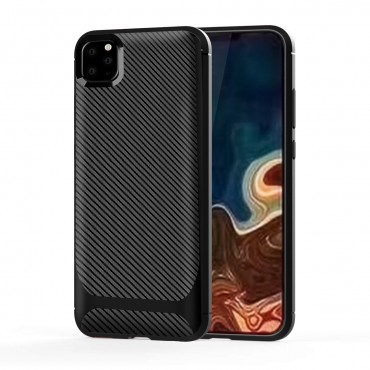 Szilikon tok "Carbon Shadow" iPhone 11 Pro készülékekhez