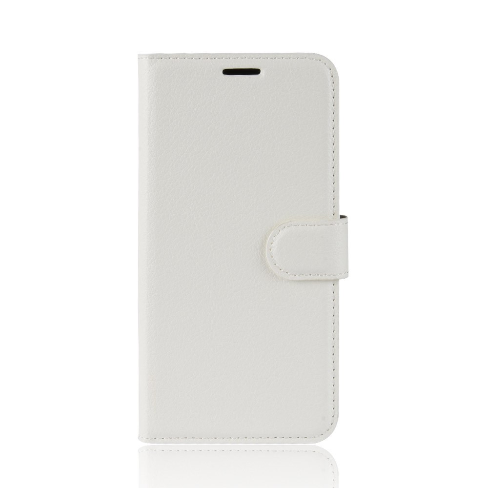 Nyitható tok "Litchi" Samsung Galaxy A51 5G készülékekhez - fehér