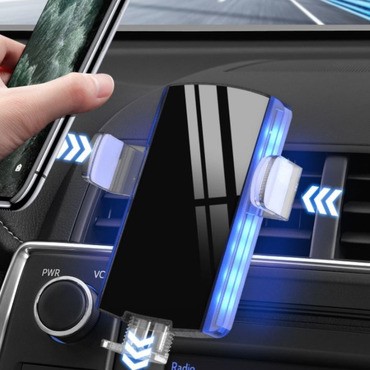 Okos autós tartó gyors vezeték nélküli töltéssel "Azurex" automatikus zárással