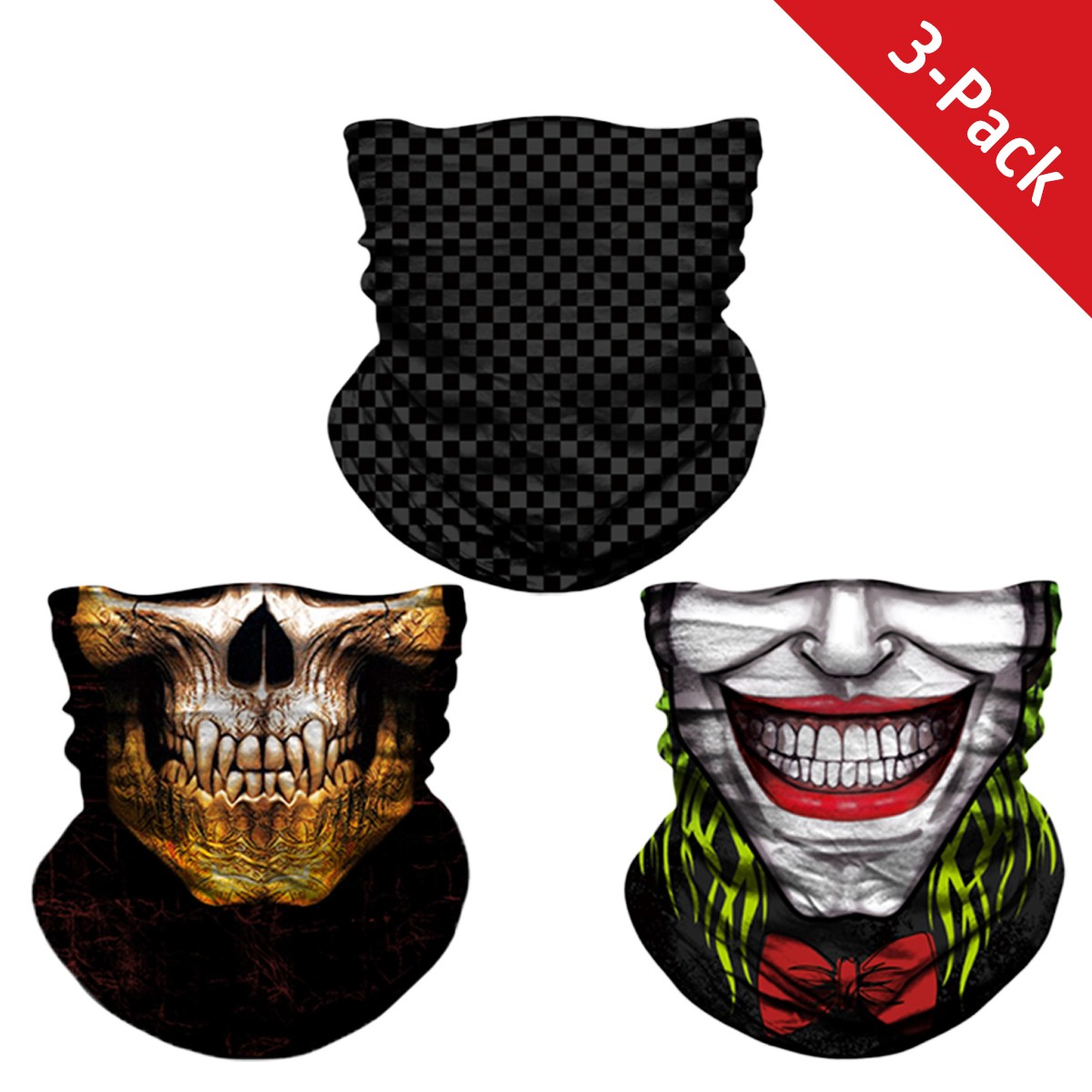 "Stylexx" 3-Pack arcvédő kendő - melegítő kendő kiemelkedő dizájnnal