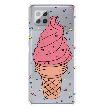 TPU gél tok "Ice Cream" Samsung Galaxy A42 5G készülékekhez