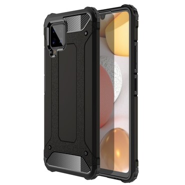 Strapabíró tok "Rock" Samsung Galaxy A42 5G készülékekhez - fekete