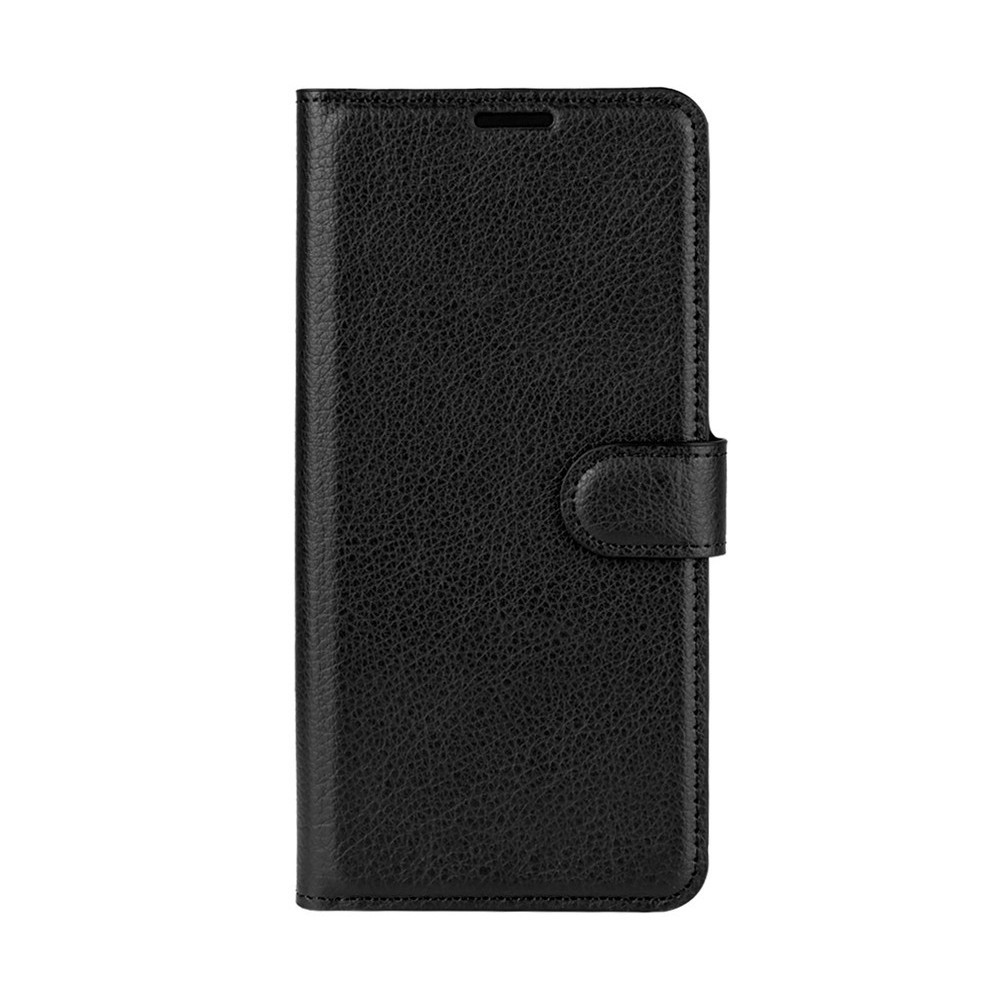 Nyitható tok "Litchi" Nokia 2.4 készülékekhez - fekete
