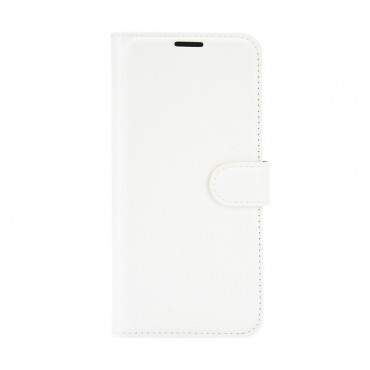 Nyitható tok "Litchi" Nokia 2.4 készülékekhez - fehér