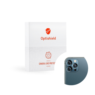 Optishield Pro csúcsminőségű üvegfólia hátsó kamerára iPhone 12 Pro Max készülékekhez