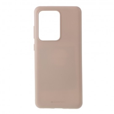 Szilikon tok Goospery Silicone Case Samsung Galaxy S20 Ultra készülékekhez - rózsaszín