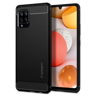 Tok Spigen "Rugged Armor" Samsung Galaxy A42 5G készülékekhez - black