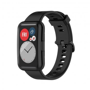TPU gél tok Huawei Watch Fit készülékekhez - fekete