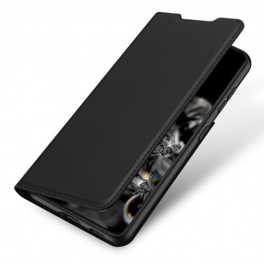 Nyitható tok "Skin" Samsung Galaxy S21 Ultra készülékekhez - fekete Nyitható tok "Skin" Samsung Galaxy S21 Ultra készülékekhez - fekete