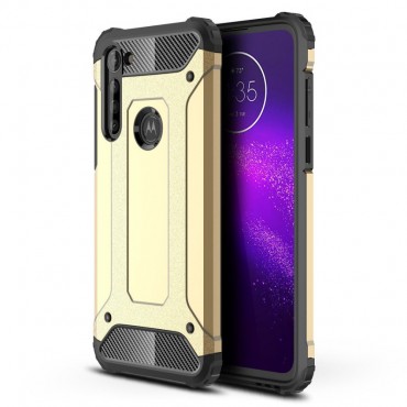 Strapabíró tok "Rock" Motorola Moto G8 Power készülékekhez - arany