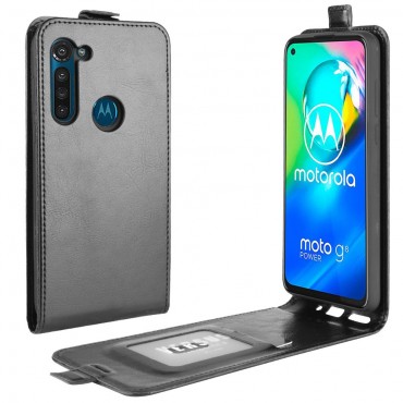 Flip tok Motorola Moto G8 Power készülékekhez - fekete