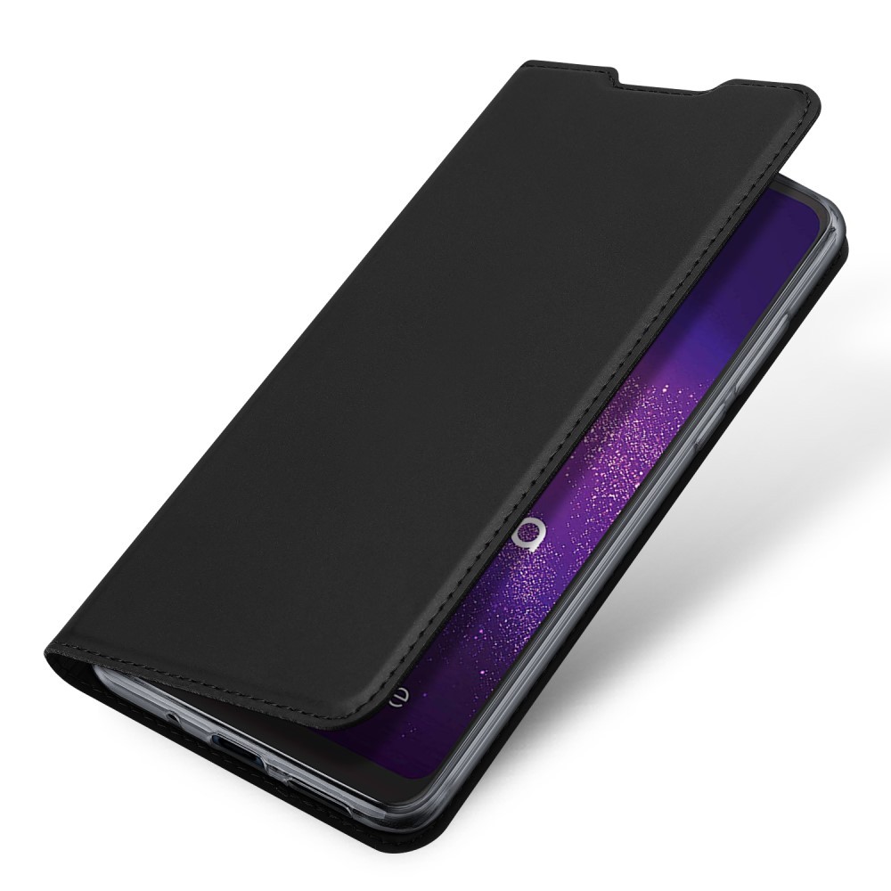 Nyitható tok "Skin" Motorola Moto G8 Play készülékekhez - fekete