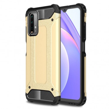 Strapabíró tok "Rock" Xiaomi Poco M3 készülékekhez - arany