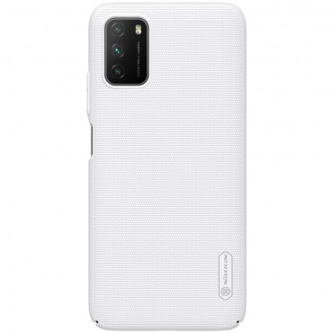 Prémium tok "Super Frosted Shield" Xiaomi Poco M3 készülékekhez - fehér